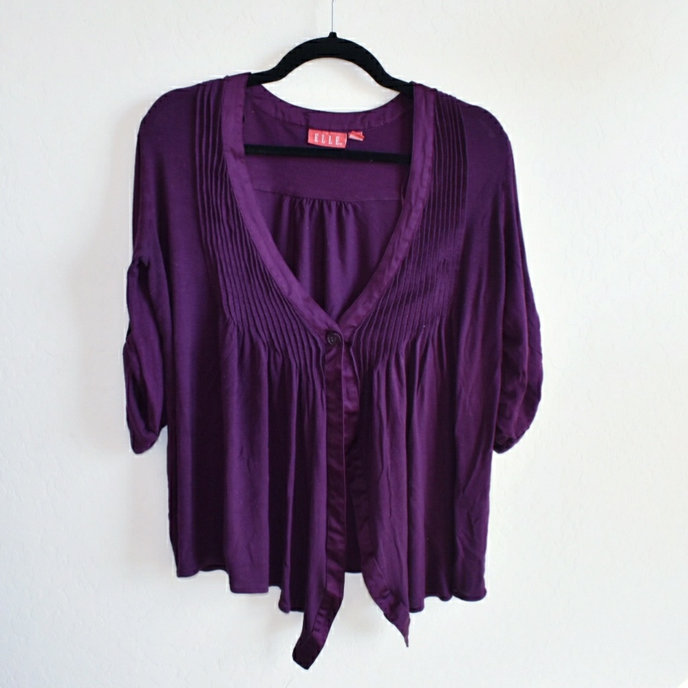 Purple Boho Elle Blouse